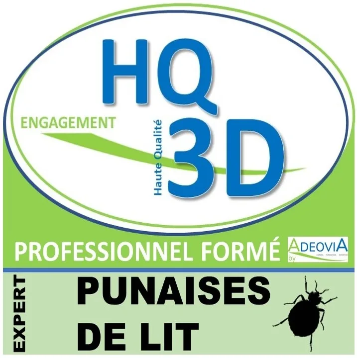 HQ 3D formation punaises de lit Désinsectiseur dératiseur 50km autour d'Orléans