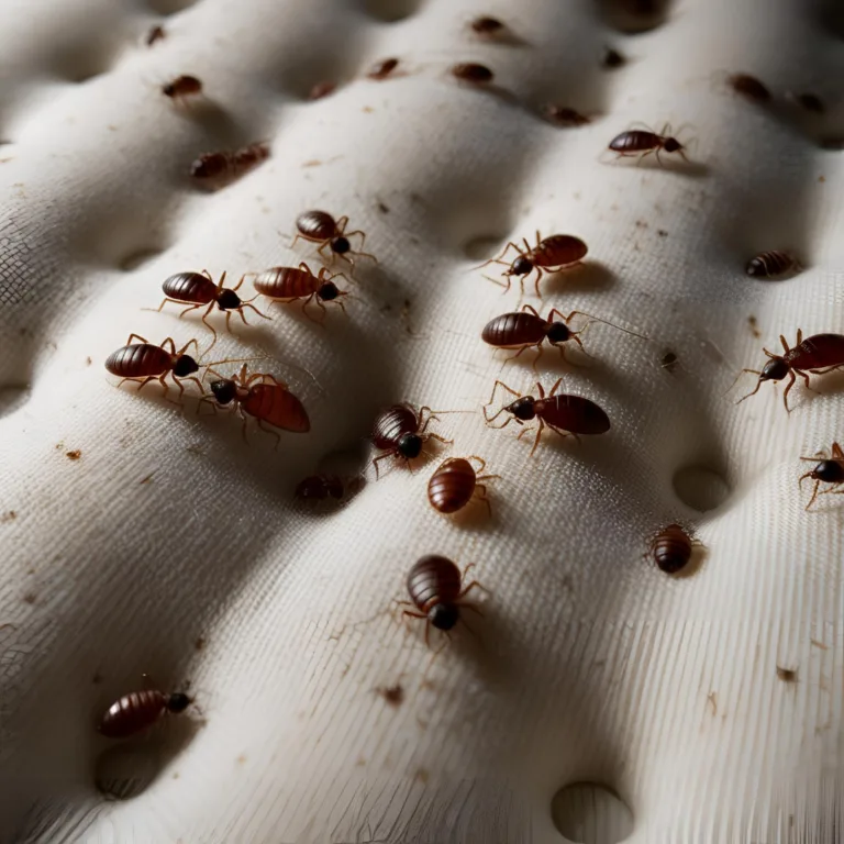 Punaises de lit sur un matelas