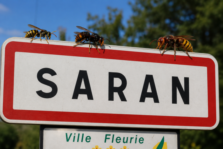 Nid de guêpes et de frelons à Saran