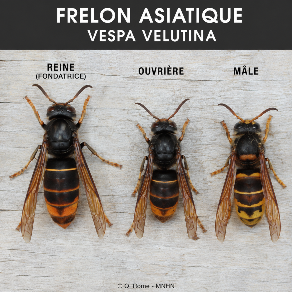 Frelons asiatiques à Orléans